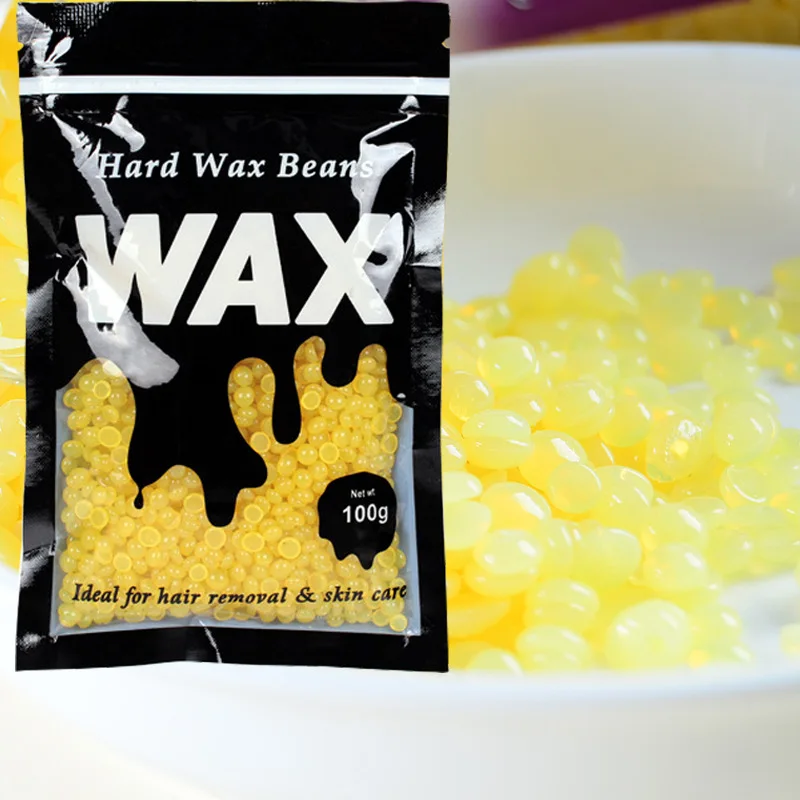 Hard Wax Beads Hair Removal 100g Wax Beans for Brazilian Underarms Body and Chest