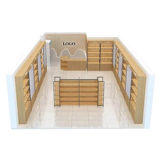 New popular high-end wine cabinet supermarket grocery store shelf custom restaurant supermarket grocery store display shelf