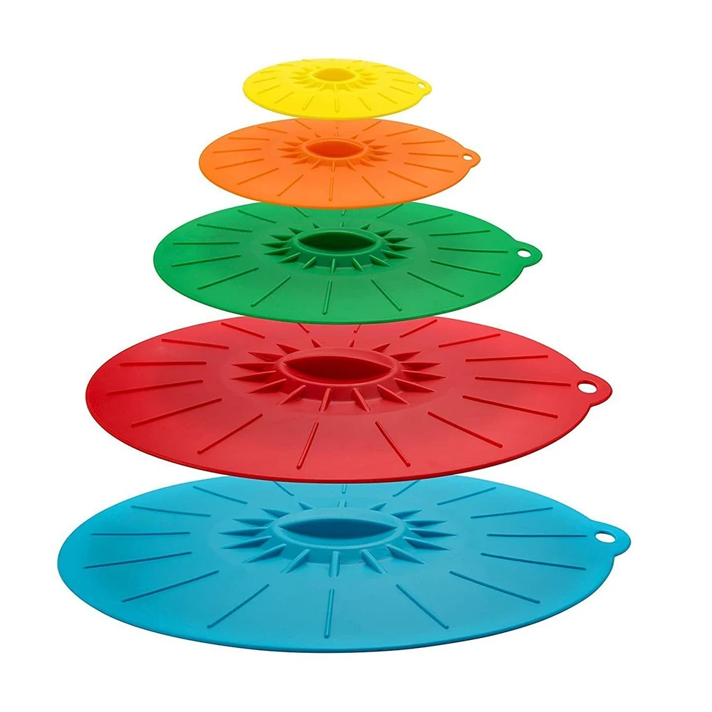 Suction Silicone Solid Lids for your Bowls, Cups, Pots, Pans and Skillets.Microwave and Food Safe Covers