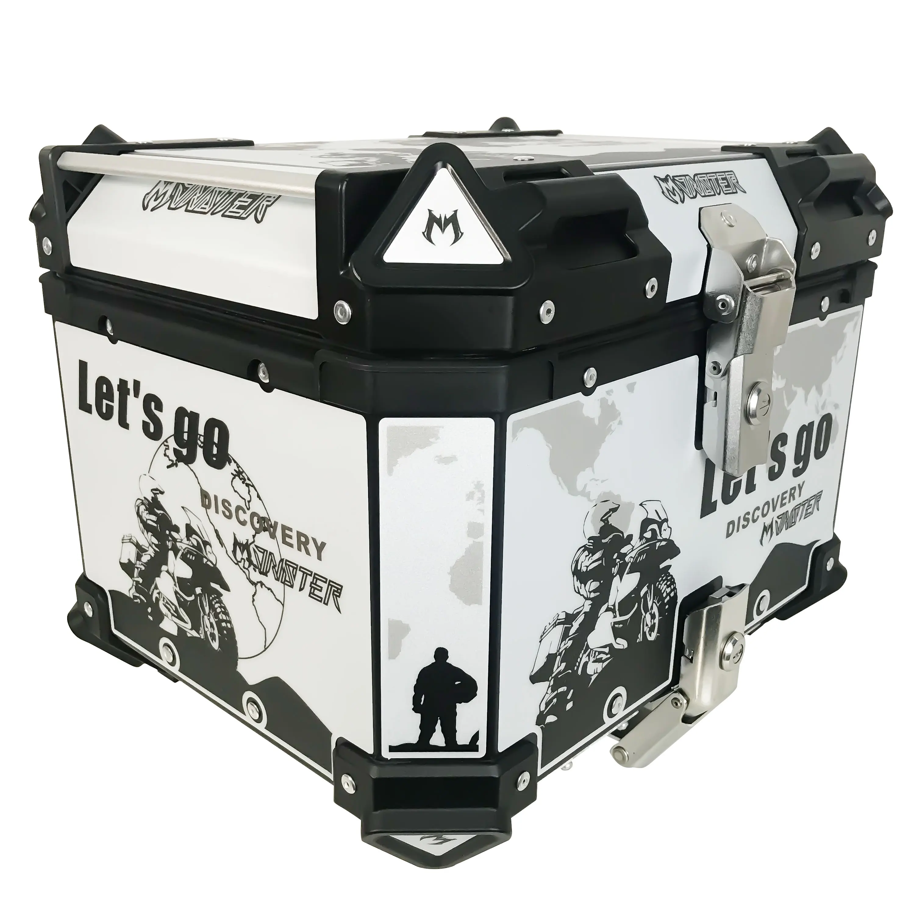OHHO 45L Новый Дизайн мотоциклетная задняя крышка из алюминиевого сплава