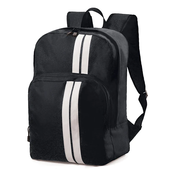 OEM design wholesale promotional cheap 600 D polyester custom logo gift school backpack bag
