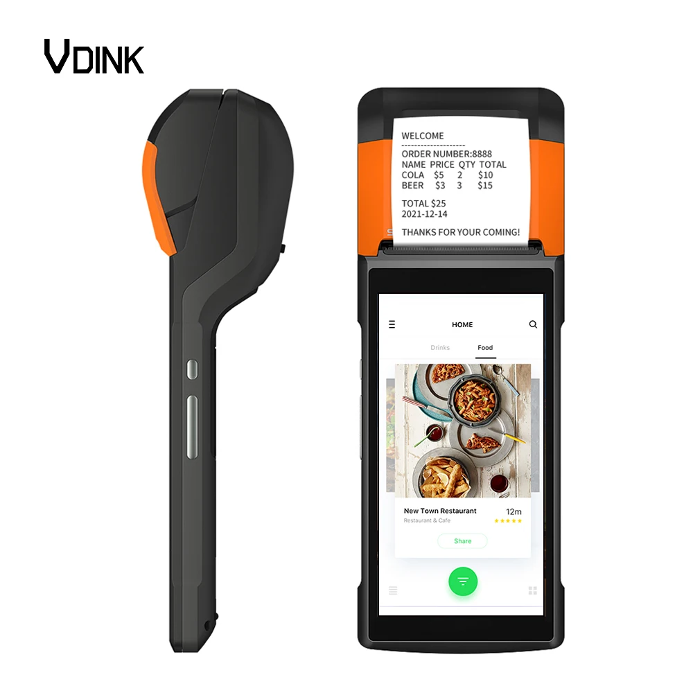 Vdink Verifone Pos Terminal System All In One ODM Electronic Payment Machine Android Mini Mobile Pos System Card Terminal