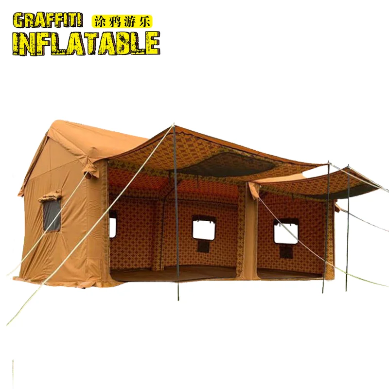 4*5 outdoor inflatable large space tent waterproof  camping  tent