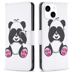 BF Pattern Printing flower magnetic clasp Leather mobile phone case bag for iPhone 14 luxury phone case