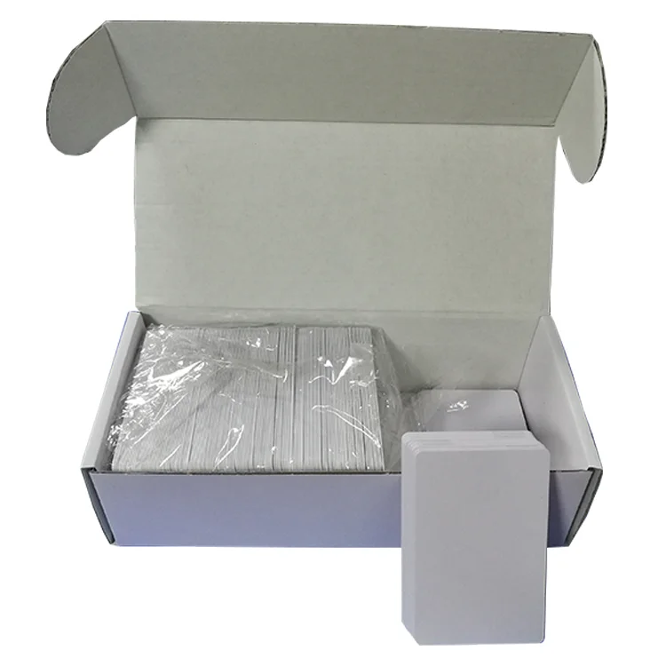 Direct Printing waterproof white blank Inkjet PVC 86*54mm Membership VIP Blank PVC Card for Epson L805ng