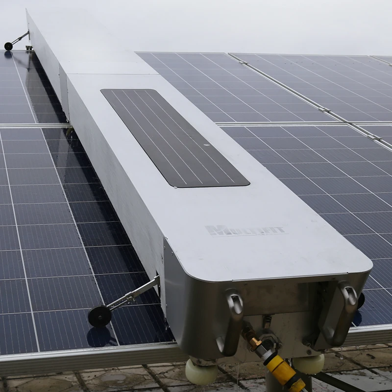 Multifit Robot Cleaner for PV Brush Clear Solar Machinery Solar Power Station Cleaning Tooling Equipment Automatic Sensor Moving