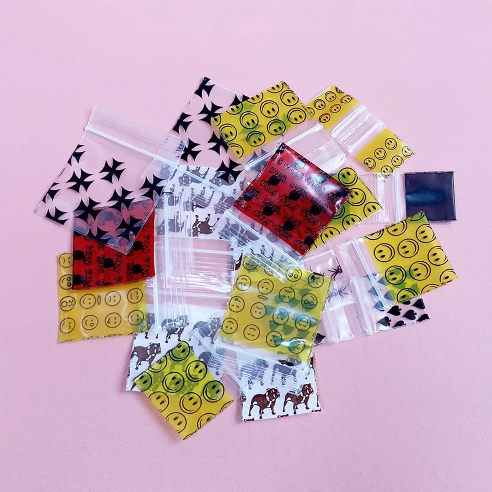 Wholesale Clear Plastic Bag Grip Self Seal Packing  Resealable Mini Ziplock zipper Bags