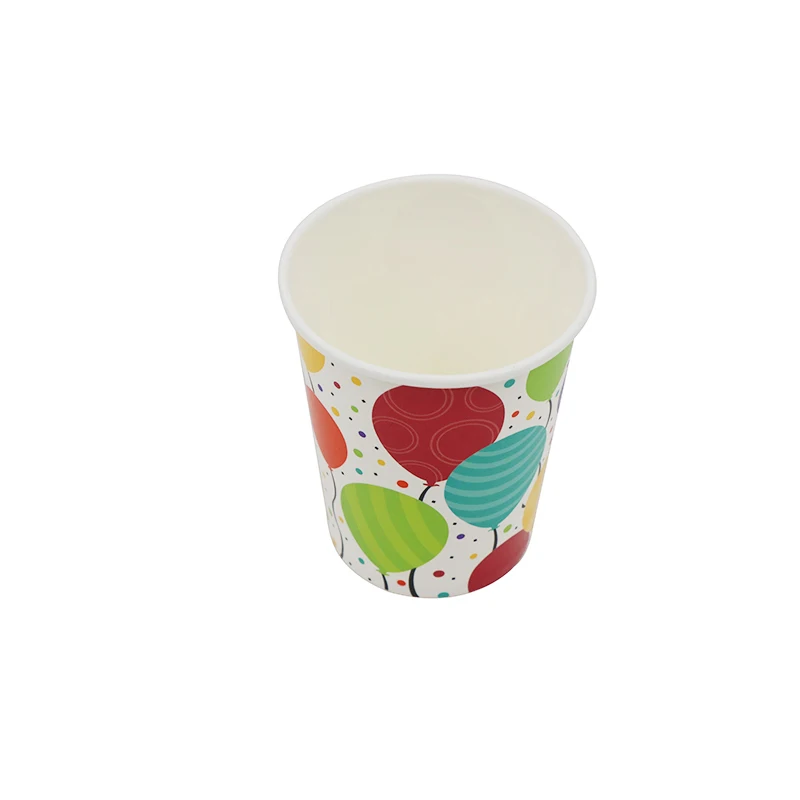 High quality eco friendly biodegradable paper coffee cup ice cream paper cup for Birthday Party Decoration