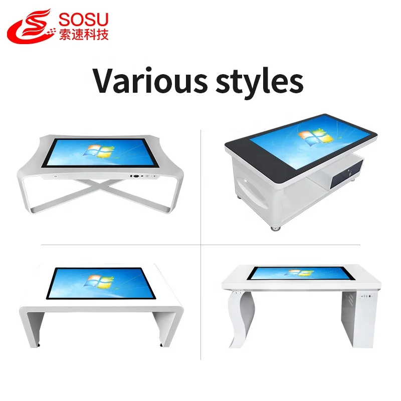 65 Inch Multi Touch Smart Table Interactive Android Advertising Display Table Smart Touch Table