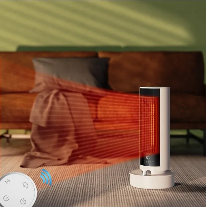  CYNRIN New Desktop Electric Mini Heater Adjustable Thermostat PTC Ceramic Element Heating Small Portable USB Space