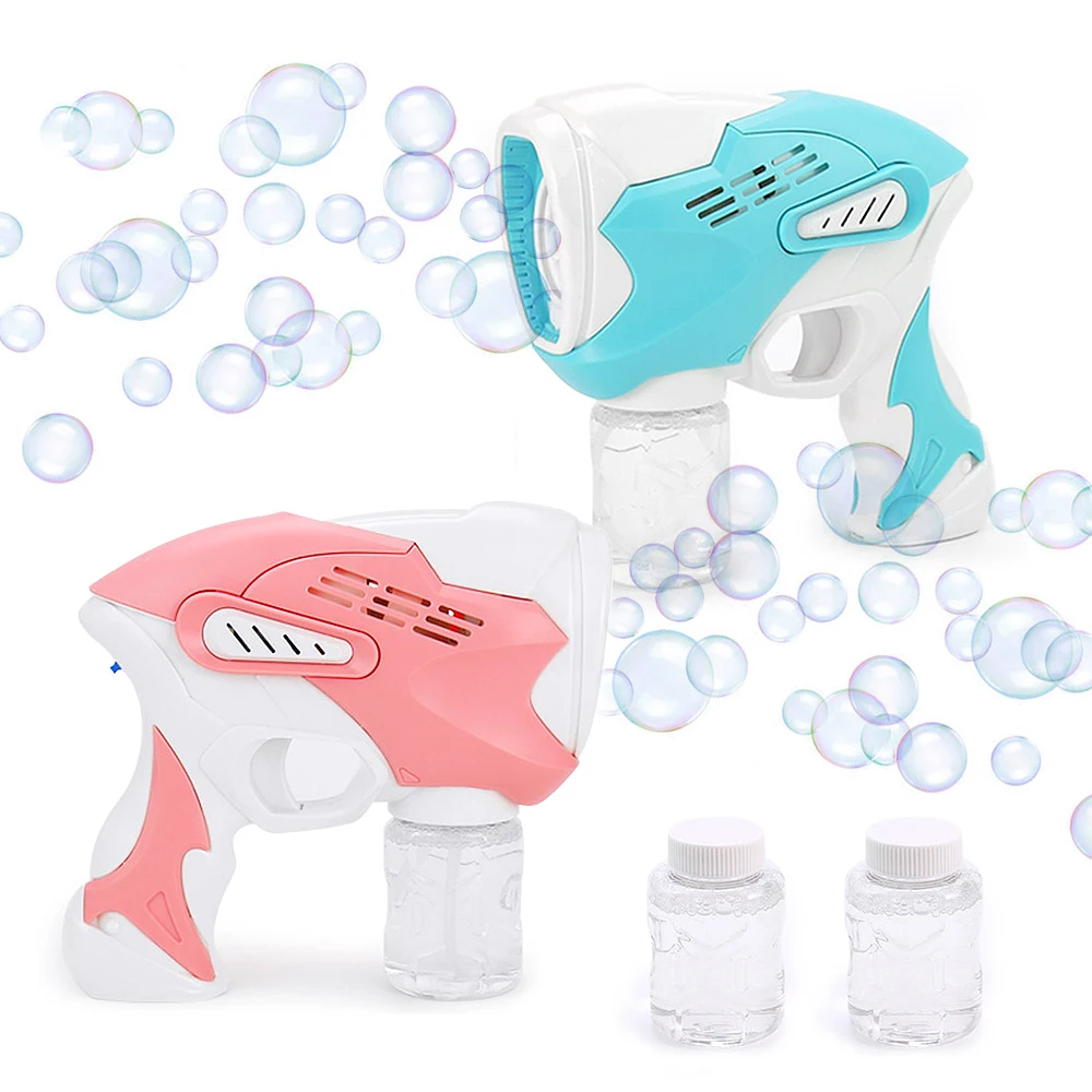 Pistola de burbujas grande bolle pistolet a bulles, wholesale automatic bubble gun toy for kid, water soap bubble machine gun