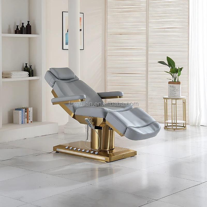 Luxury  Electric Waxing Treatment Eyelash Extension Guangdong Hydro Massage Table Cosmetic Lash Bed Beauty Salon Beauty Bed