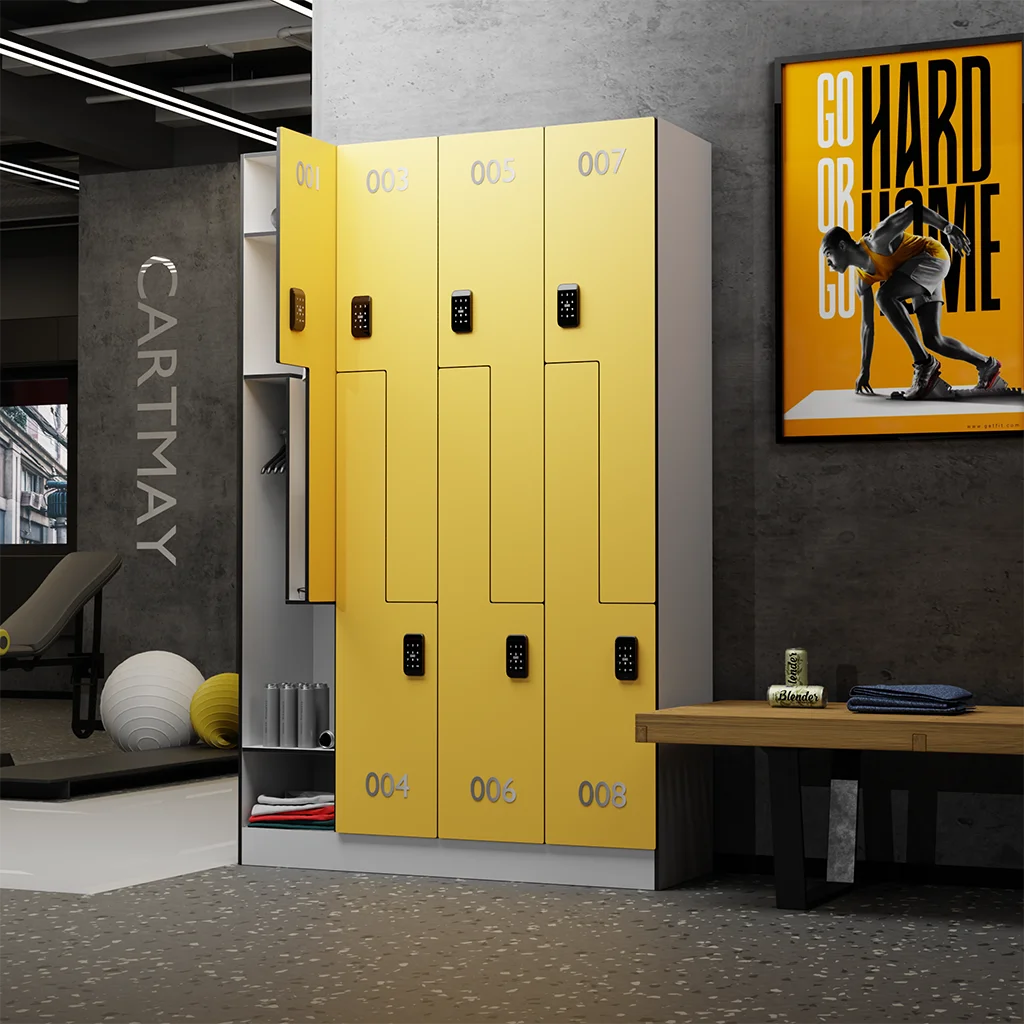 Cartmay Gym Fitness Sport Center Locker Waterproof HPL Compact Laminate Storage Lockers