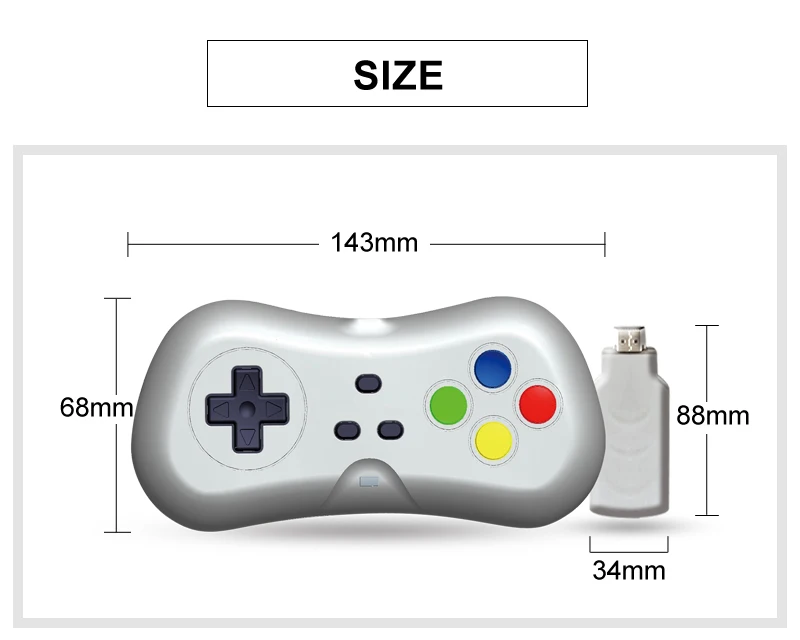 
Hot new video game console build in 638 classic games wireless high definition game console with 2 wireless controllers 