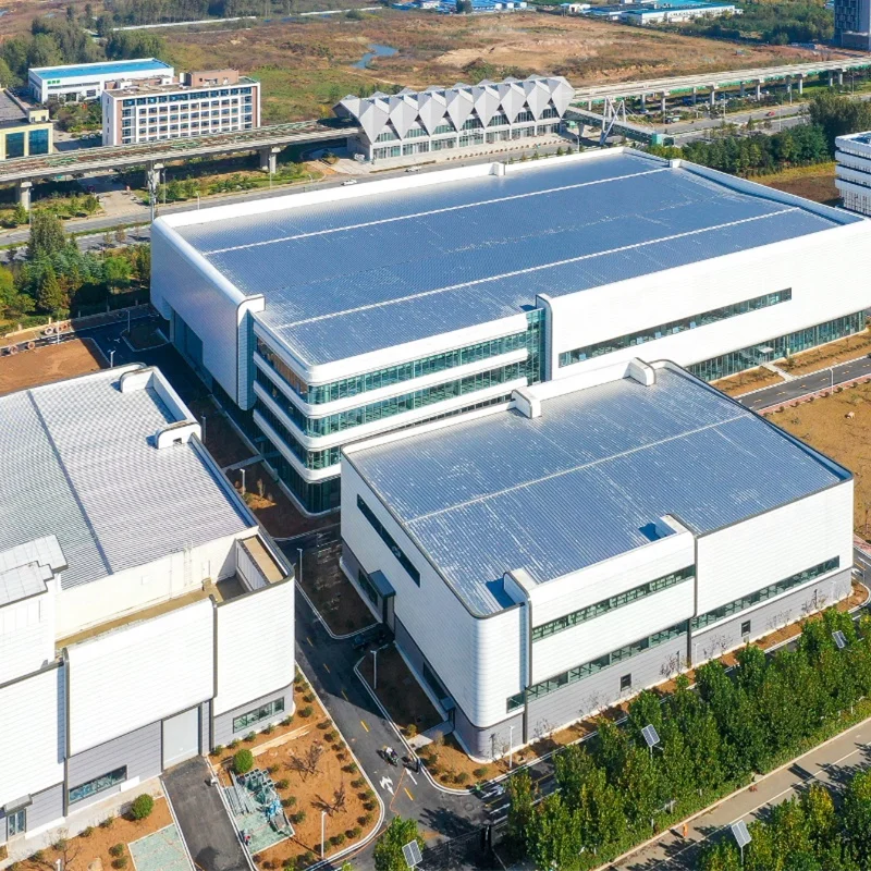 light metal building construction gable frame prefabricated steel structure warehouse