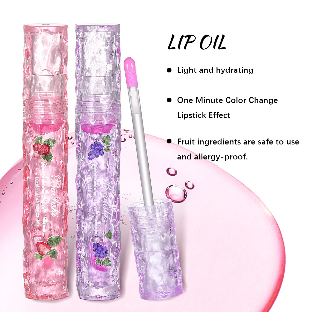 Baolishi high-quality lip care moisturizes and nourishes the lips preventing dryness and cracking Color changing lip oil