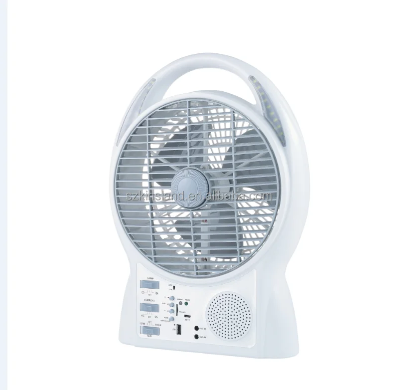 3 in 1 110v 10inch 12inch 1a DC 40w 6' Solar Attic Rechargeable Telescopic LED Light Electirc Solar Power Table Fan