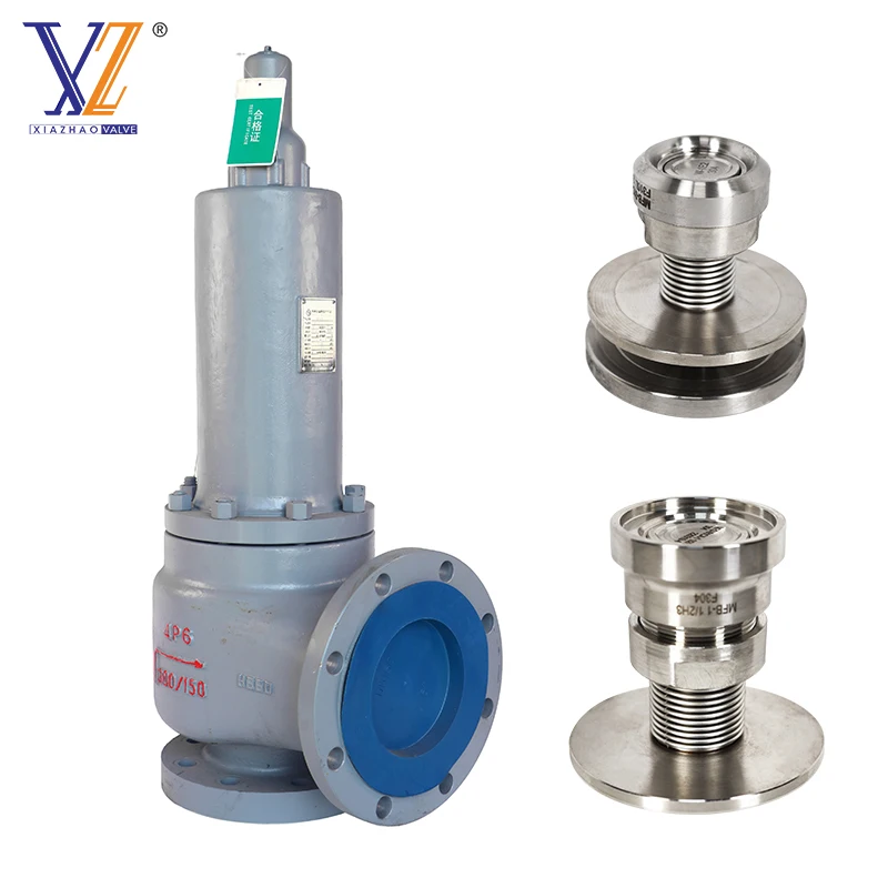 High-pressure Safety Valve Steam Actuated Spring Loaded Fully Open Safety Valve 300LB