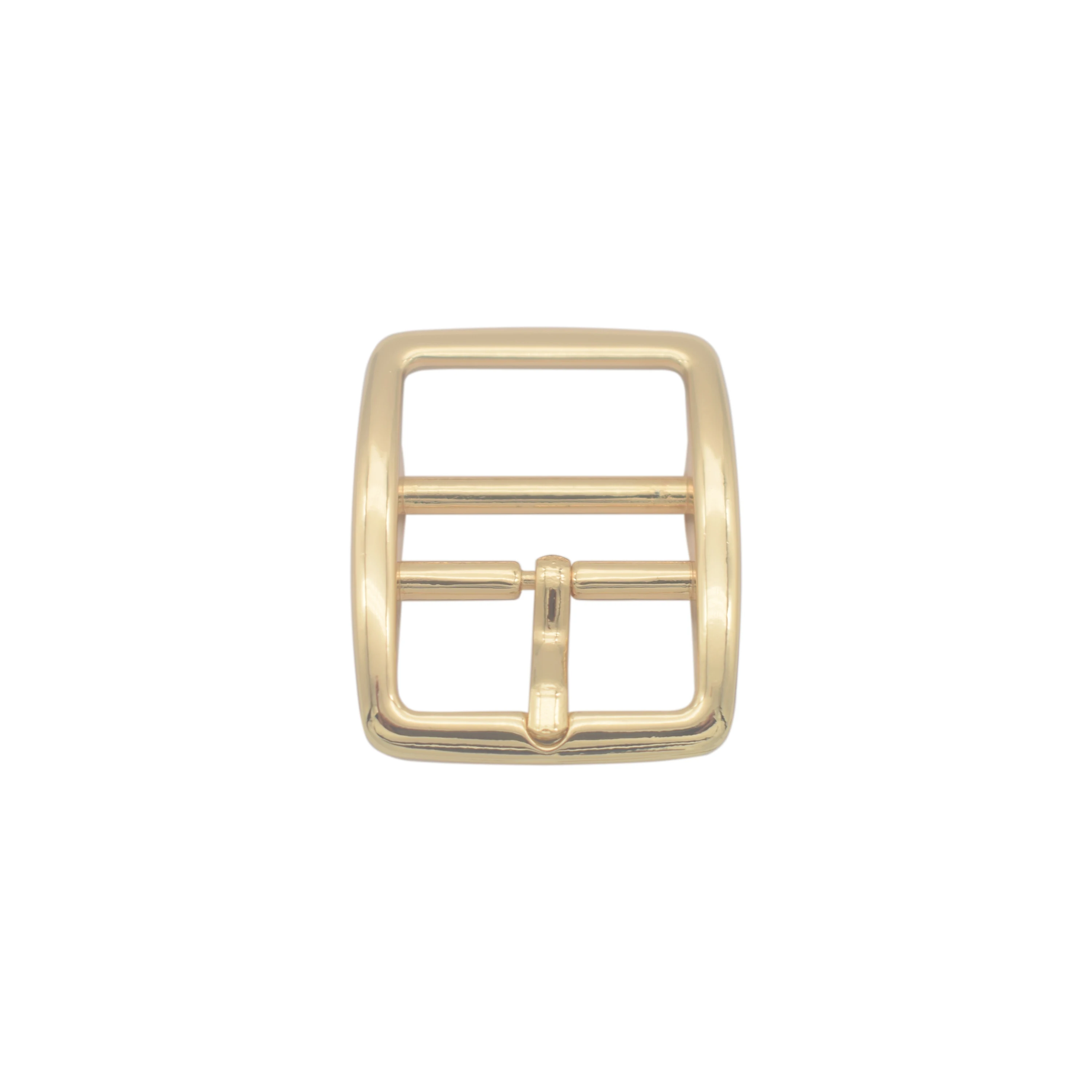 Adjustable Zinc Alloy Metal Belt Buckle 20Mm 25Mm Dog Collars Hardware Double Bar Buckle For Bags