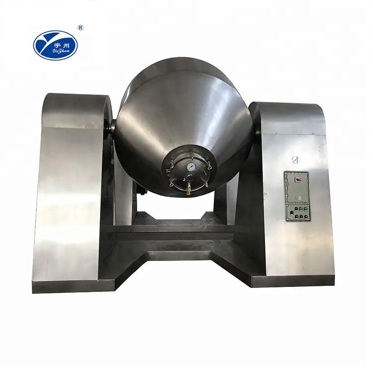 CE Approved Speed Rotary Cone High Quality Double Conical Revolving Vacuum Dryer
