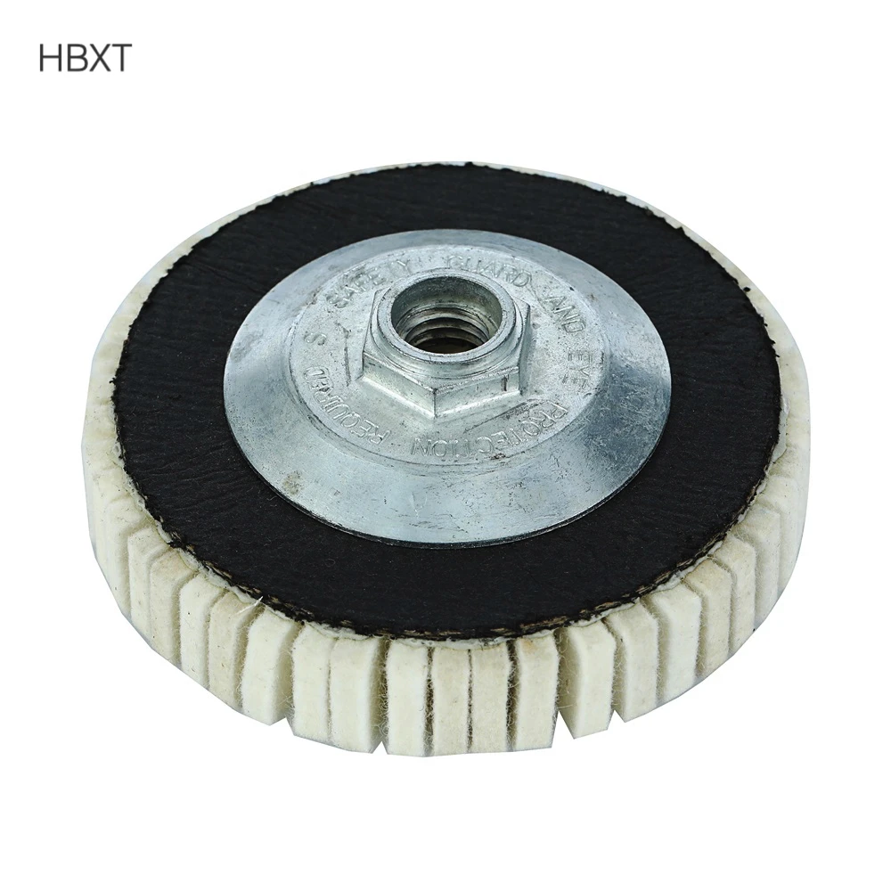 Polishing wool felt wheel thread M14 buffing wheel marble sanding buff wool felt