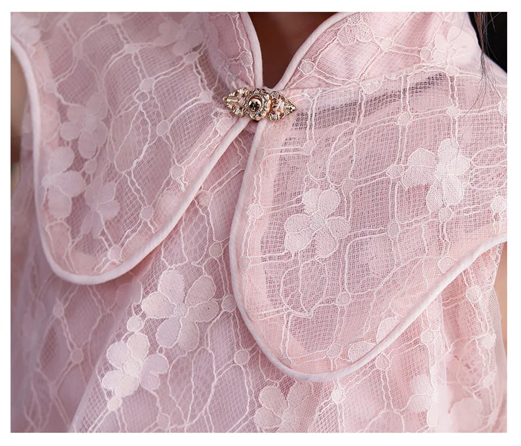 Summer Wholesale Classical Chinese Style Hanfu Little Girl Skirt Elegant Princess Tang Style Dress