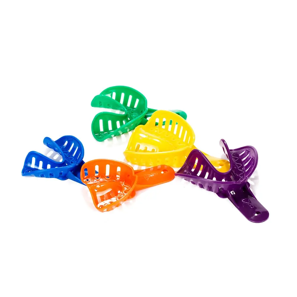 SJ Implant impression tray pedo adult abs teeth orthodontic tray dental colorful plastic impression trays