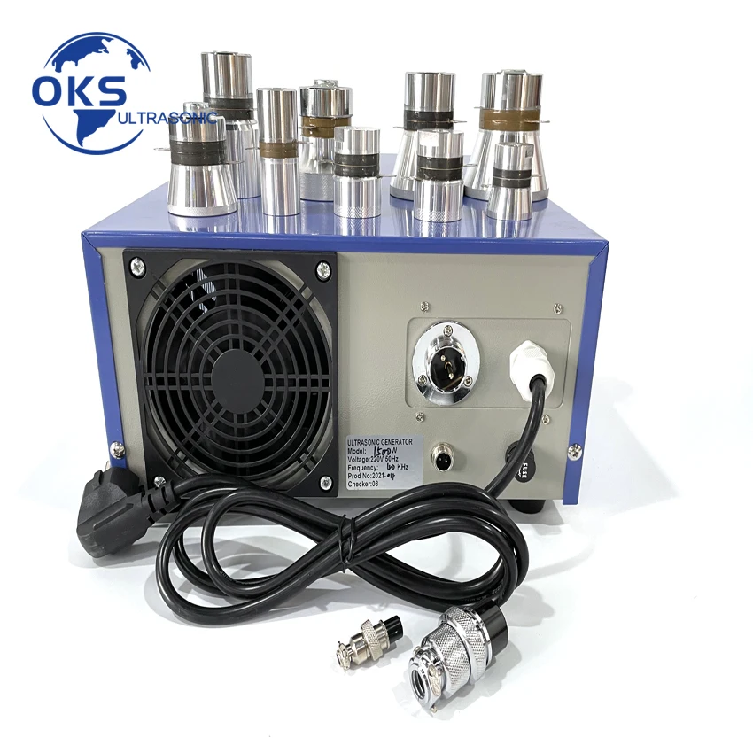 40khz 28khz 25khz Digital Ultrasonic Piezoelectric Generator 1200W For Driving Transducer