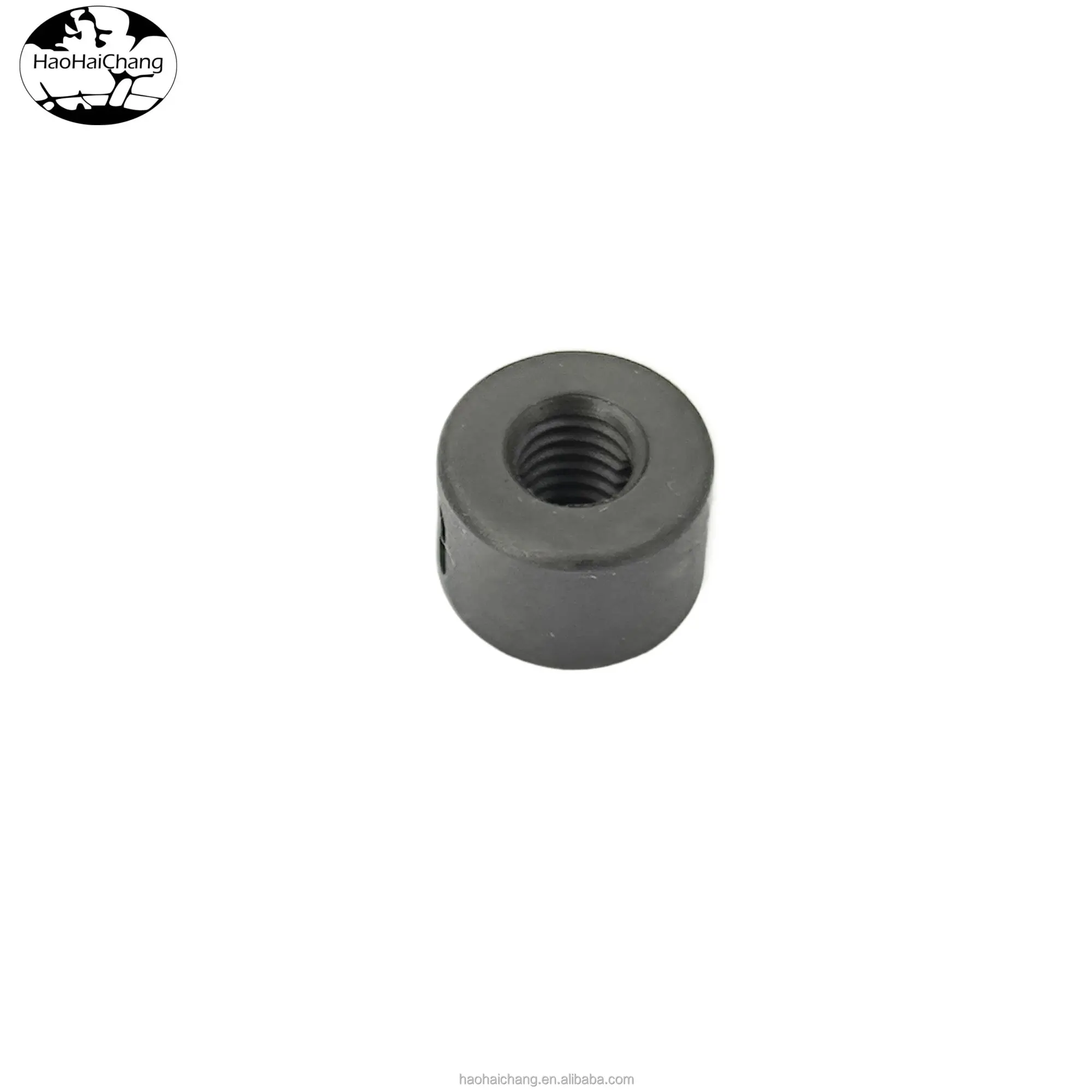 CNC processing customized phosphorized black structural steel nut locking limit nut