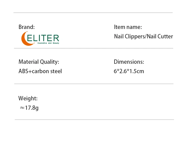 Eliter Hot Sell In Stock Cute Safe Use Baby Nail Grinder Babi Nail Clipper Set Babi Pedicure Newborn Grooming Kit