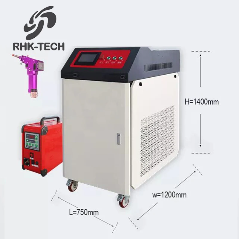 RHK TECH портативный ручной 1000 Вт 1500 2000 металлический лазерный сварщик волоконно-лазерный сварочный аппарат цена для сварки