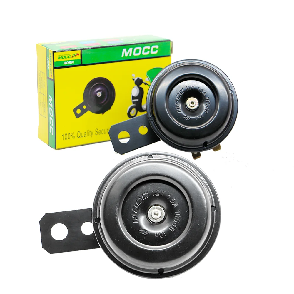 Manufacturer silver electric Corne Klaxon bocina korna clacson claxon mocc horn speaker basin motorcycle horns tweeter car horns
