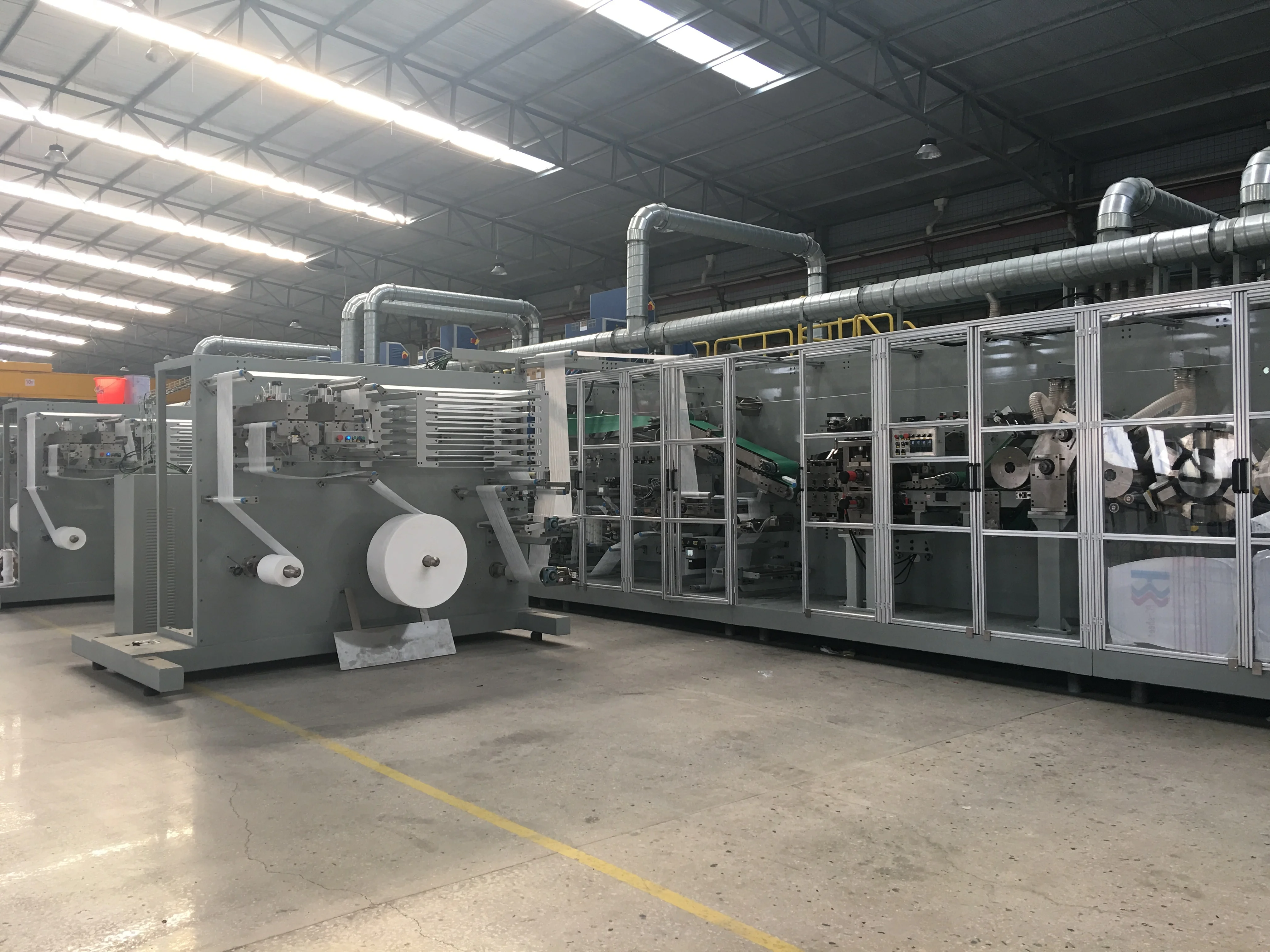 Best design for baby diaper making machine t shape with CE certification