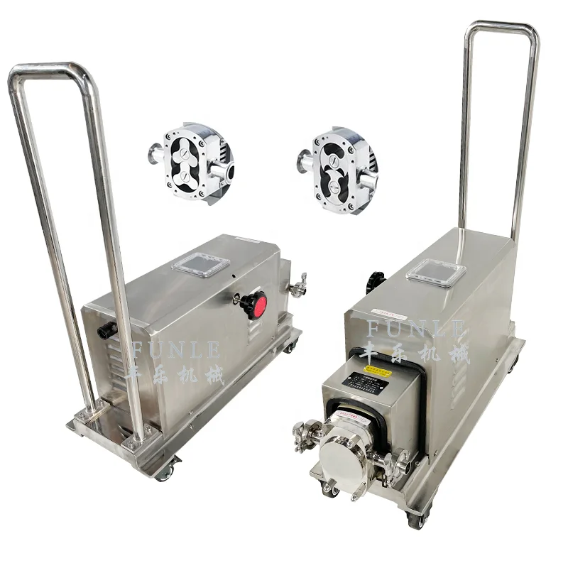 Hot sales Stainless steel food grade rotary lobe pump for Ice Cream Syrup honey