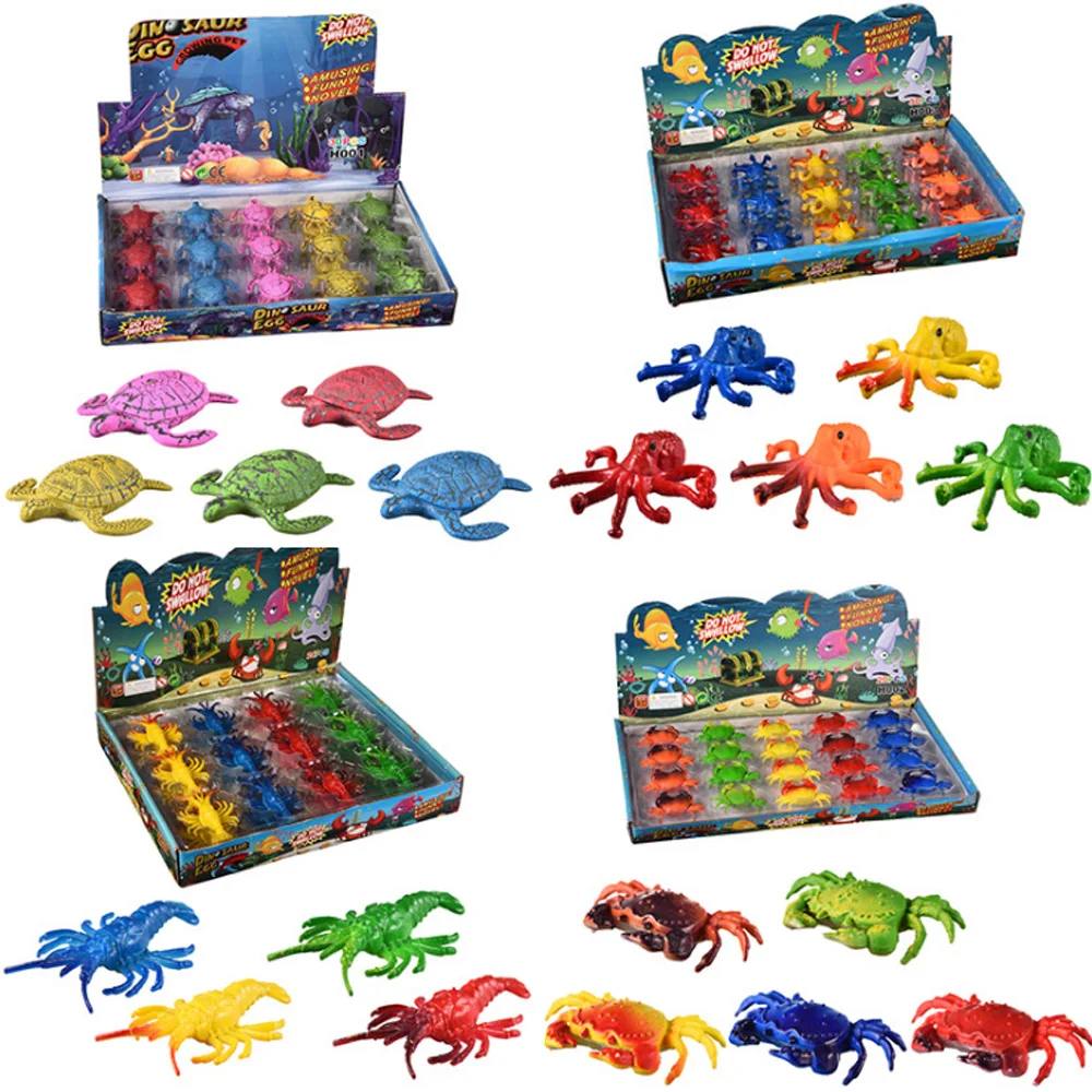 
XQ603 Novelty Ocean Sea Animal Magic Water Growing Hatching Turtle Toys For Education Game Party 