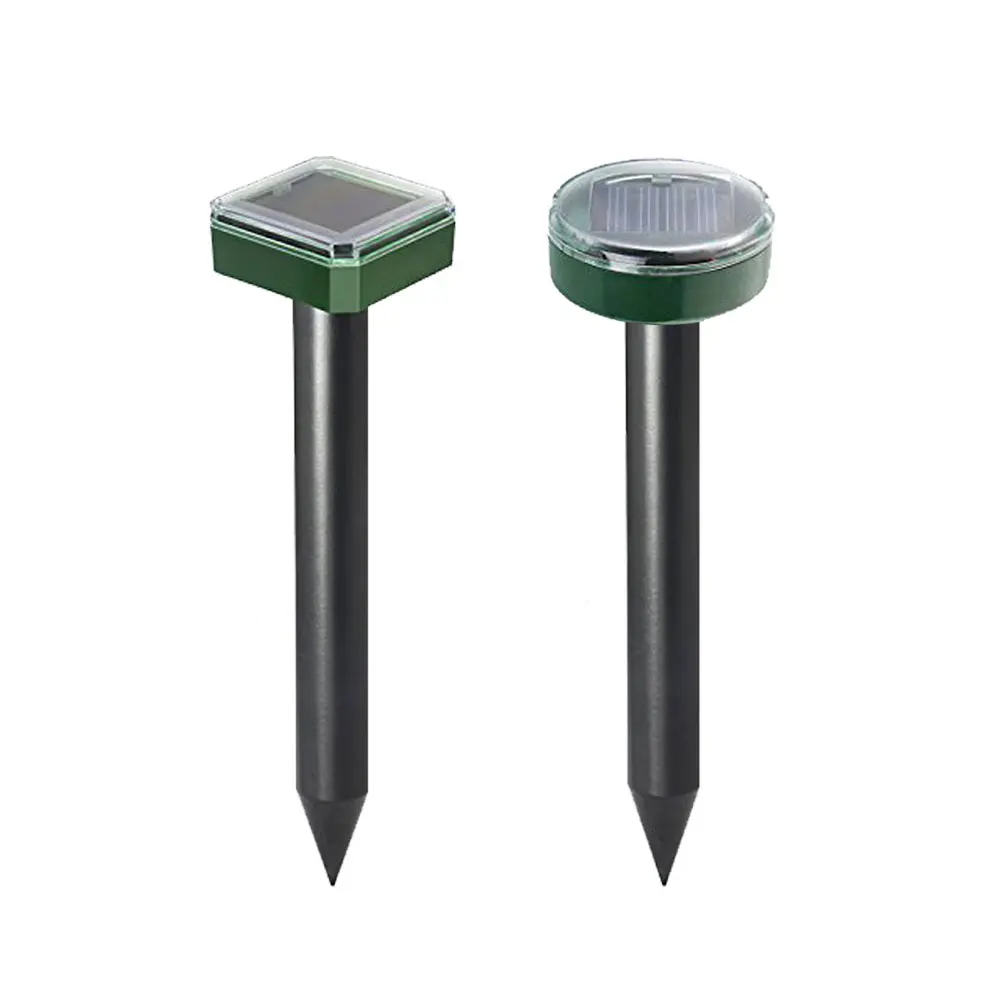 X-PEST Солнечная приведенная в действие моль Суслик грызунов Отпугиватель змей аккумуляторная батарея на открытом воздухе Sonic зубная щётка солнечной моль отпугиватель москитов средство