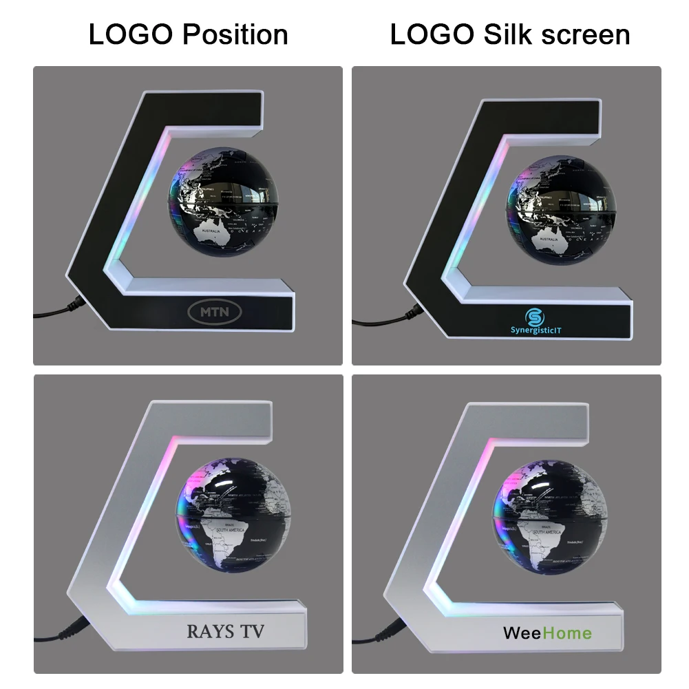 Wholesale Magnetic Levitation Floating Globe with 16 Colorful Led Light with control