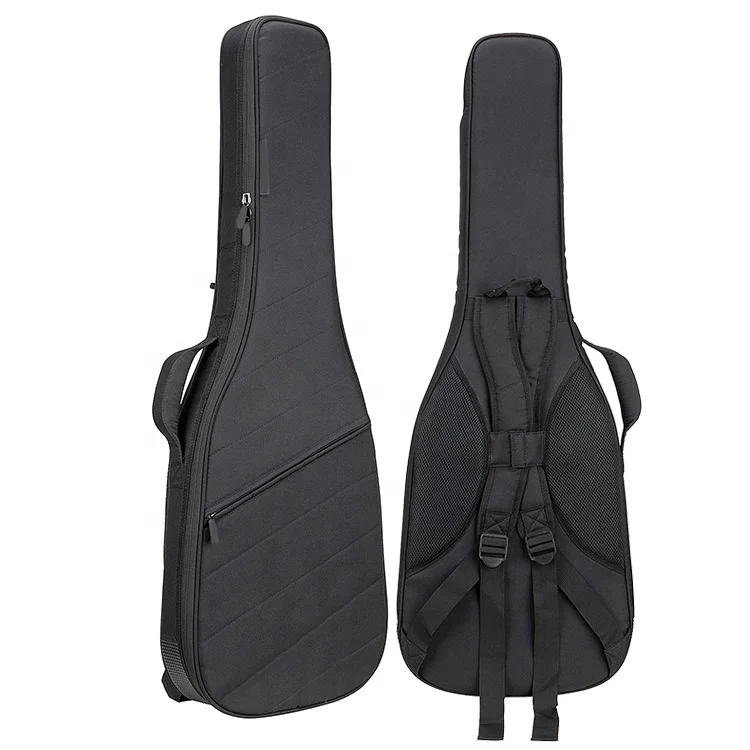 New Design Deluxe Thick Padded Waterproof Polyester Electric Guitar Gig Bag