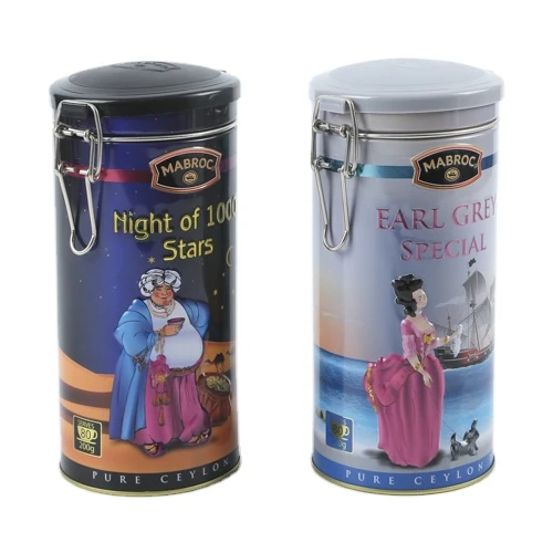 Round coffee packing box Airtight lid coffee tin box