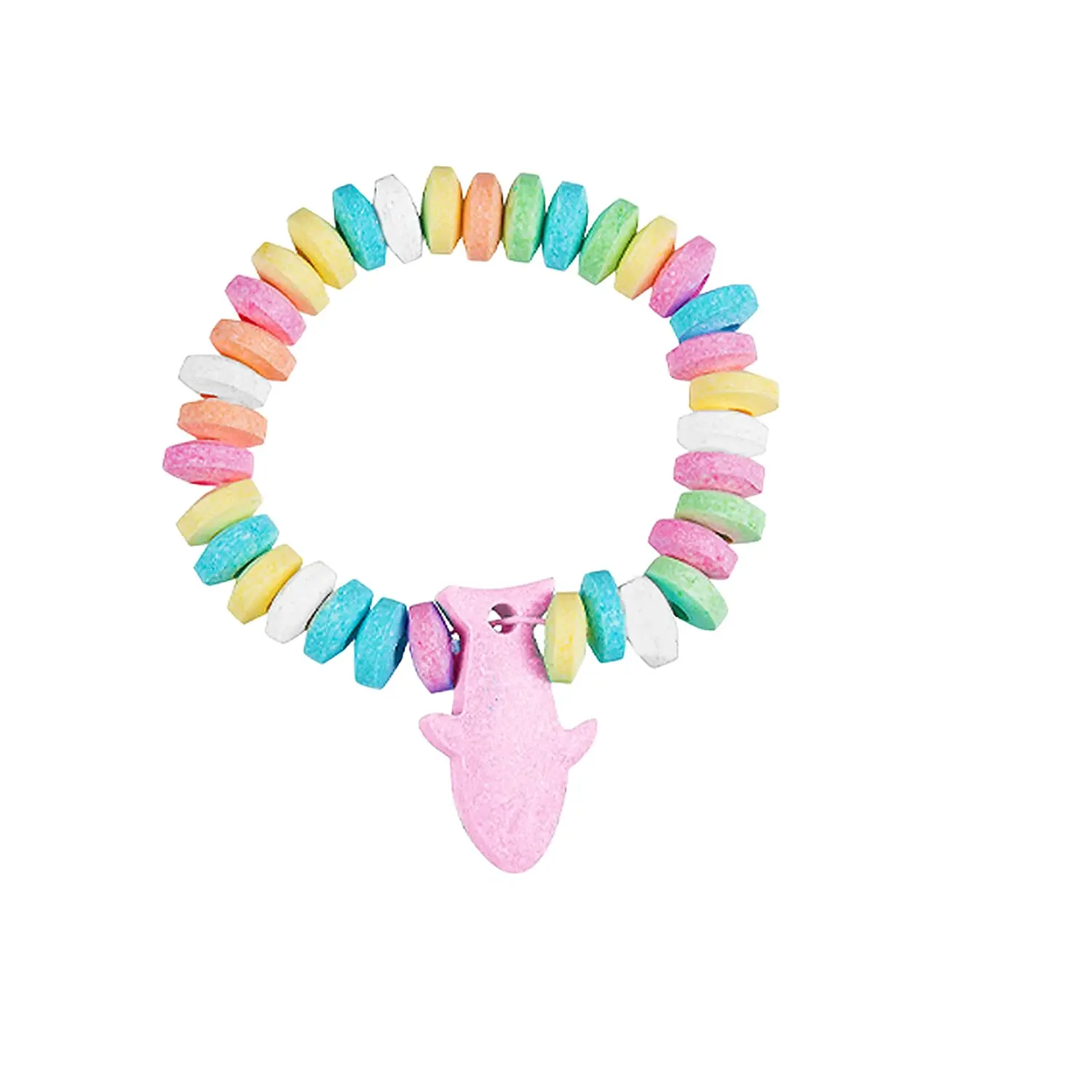 Shark Candy Bracelet, Stretchable Multicolor Fruit-Flavored Chewables for Party Favors 14g/pc (50pcs/tin)