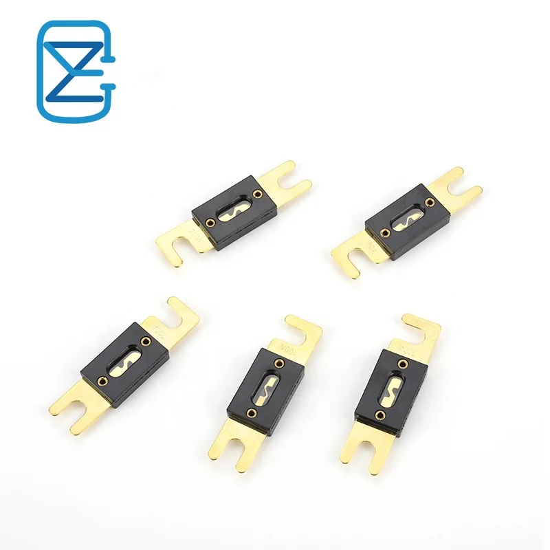 High quality sell well Anl Fuse Pcb Fuse Holder Automotive Blade PCB Panel Mount Gold Plated Auto ANL Fuse  Holder