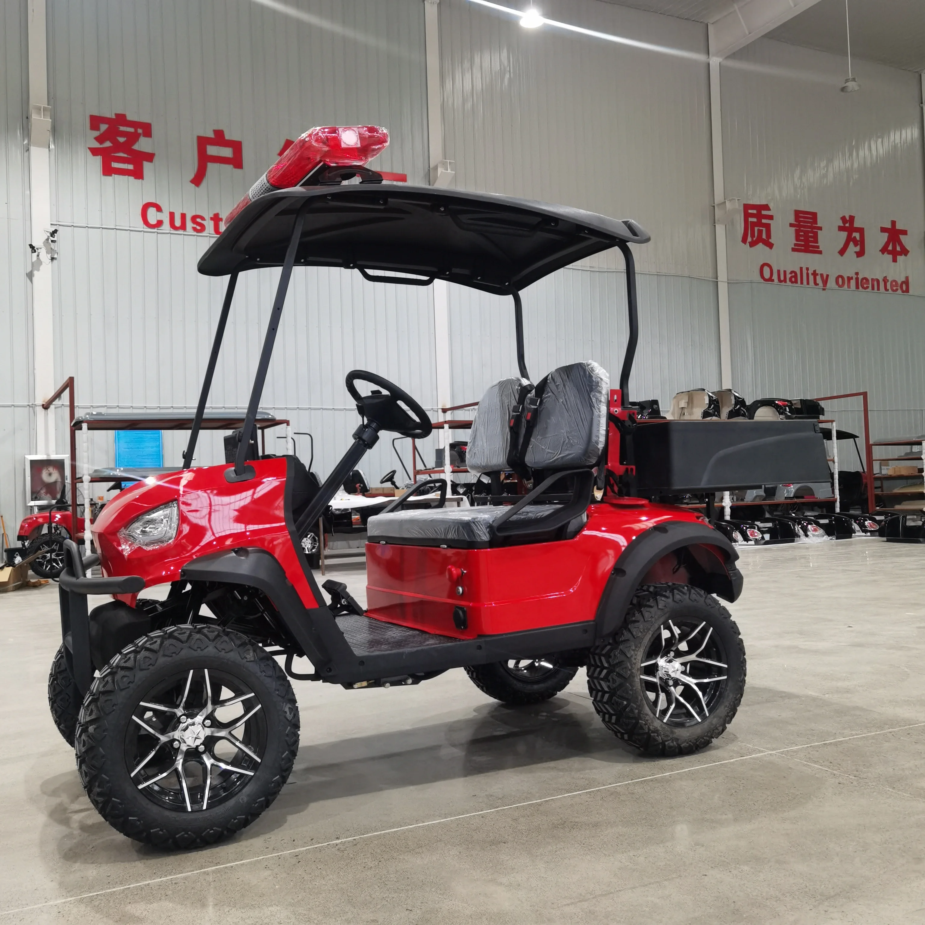 High Quality farm use Club 48V Cheap Electric Golf Carts 2 Seater Golf Buggy with Alarm lamp and Cargo Box for family   r