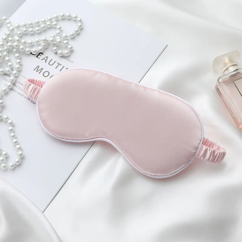 Traveling Sleeping Eye Mask Relax Eye Shade Cover Silk Sleeping Eye Sleeping Silk Satin Masks