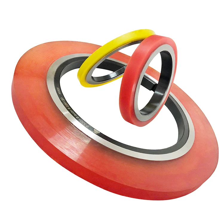 
High quality rubber bonded stripper rings for slitting knife 