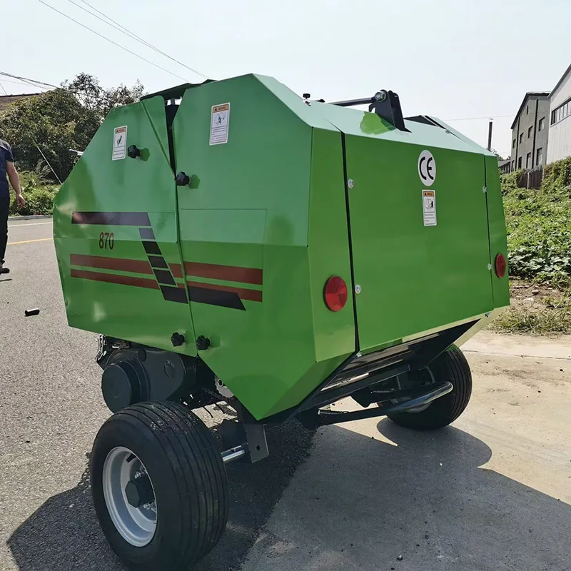 2-5Km/H Working Speed Agricultural Machinery Tractor Hay Grass Packing Machine Round Hay Straw Baler Machine