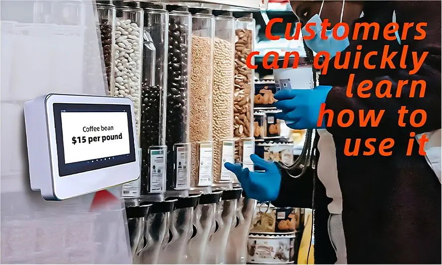 Wi-Fi BT сенсорный экран клиента Self Checkout цена сканер машина ER200