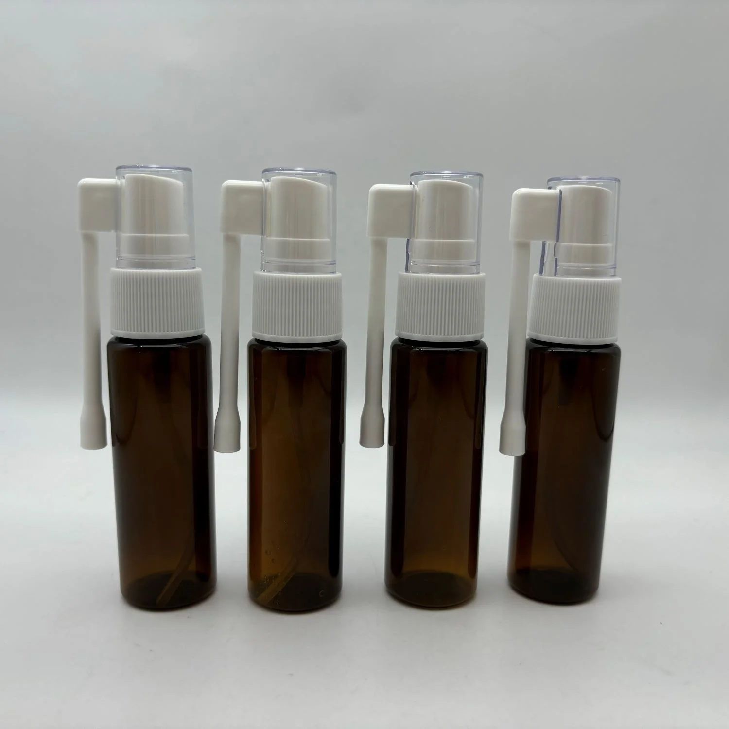 High Quality   30ml  Brown  Plastic  Spray  Bottle  with  360  Degree Rotation Atomizer  For  Travel  Home  Use