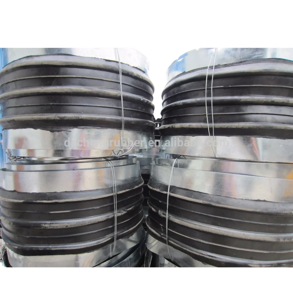 
Rubber water-stop with steel side 