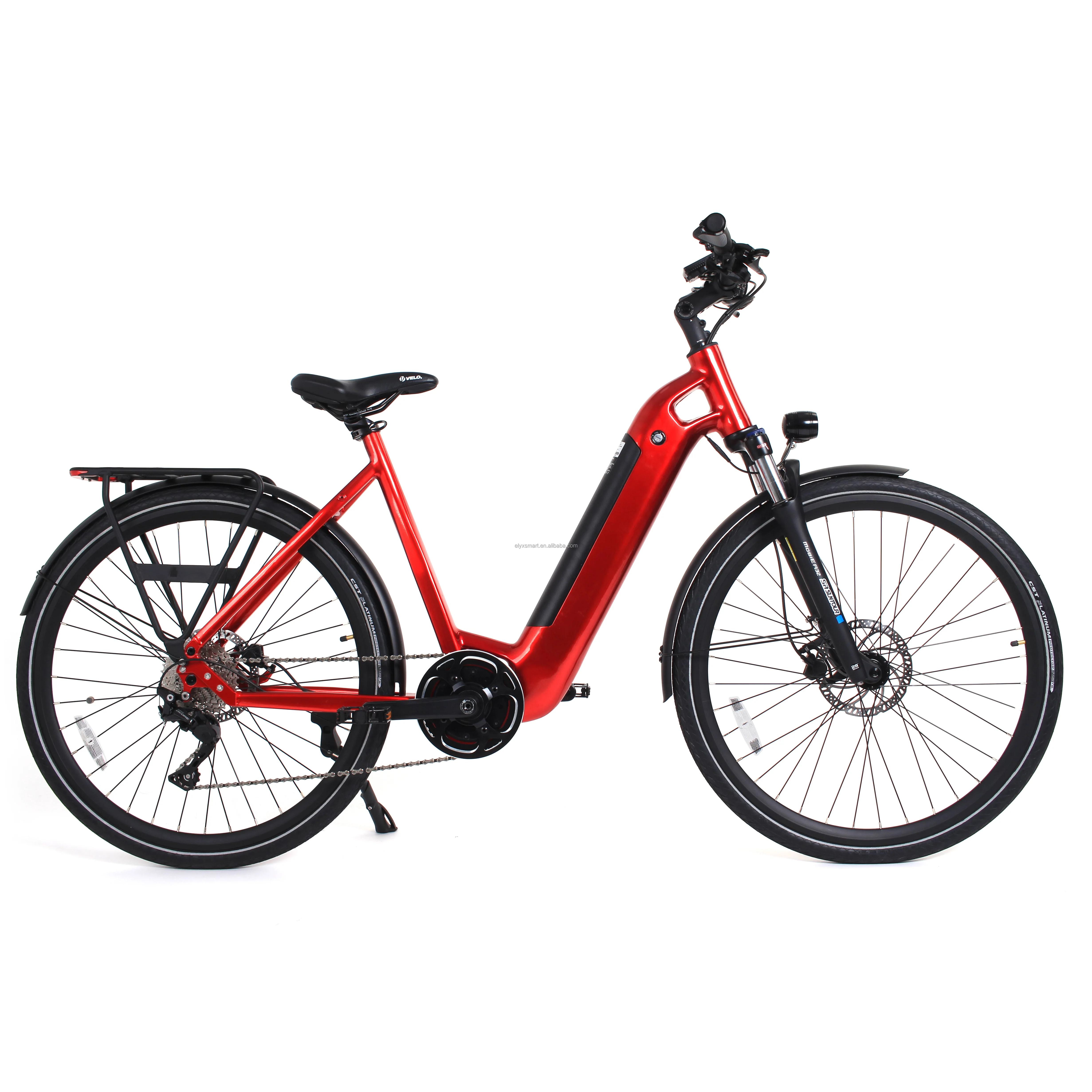 Speed Pedelec EBike Factory Wholesale Mid Motor 250W 500W 700C Zoll Fettreifen 10 Speed Pedelec Velo Electrique Electric Bicycle