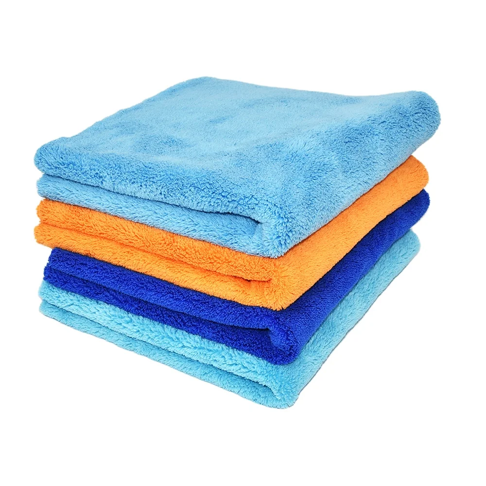 popular auto care plush 550gsm towel coral fleece microfiber towel for car drying